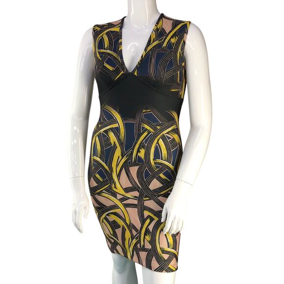 Yigal Azrouel Womens Size 12 Dress Scuba Sheath Sleeveless Stretch USA Made - Picture 1 of 14
